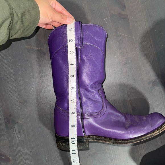 Women’s Justin Purple Roper Boots - Picture 9 of 9